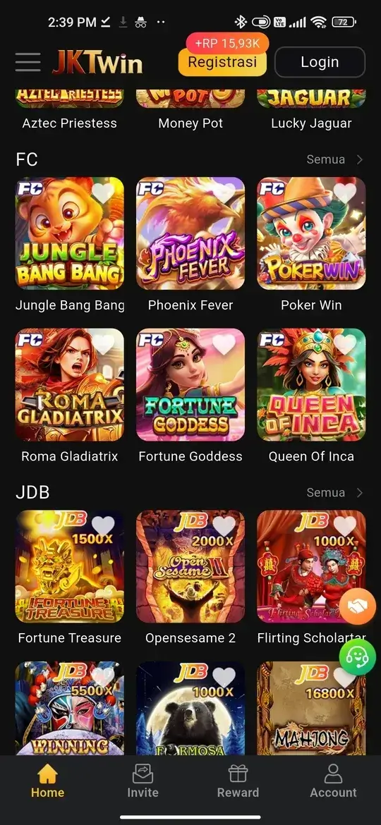 Permainan slot JKTWin